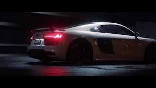 Audi R8 V10 Night Run | Maroon 5 Cold (Tik tok remix/Slowed & Reverb)
