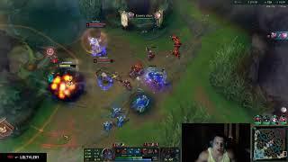 Tyler1 attempts to fight a Qiyana