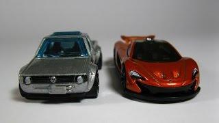 Моя коллекция Hot Wheels - McLaren P1 и VW Caddy