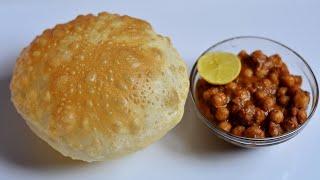 Chole Bhature Recipe (using Yeast) Indian Breakfast Recipes @ Guru's Cooking