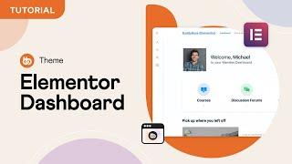 Elementor Member Dashboard | BuddyBoss Theme Tutorials