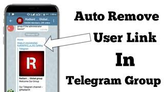 How To Set Auto Remove  Link In Telegram Group | Radiant