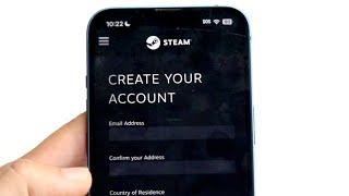 How To Create a Steam Account On iPhone/Android! (2023)