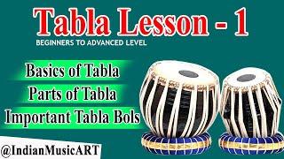 Learn Tabla Lesson - 1 | Basics of Tabla, Parts, Important Bols