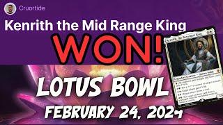 Kenrith the midrange king won lotus bowl