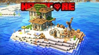 I Built an Island Outpost in Minecraft Hardcore