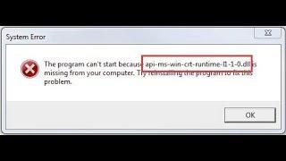 api-ms-win-crt-runtime-l1-1-0.dll (KB2999226) Hatası Çözümü