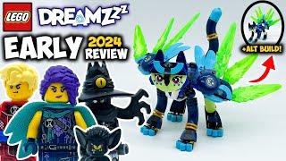 Zoey and Zian the Cat Owl EARLY 2024 Review (BOTH BUILDS!) LEGO Dreamzzz Set 71476