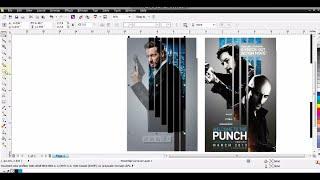 Coreldraw Speed Art : Movie Poster Design - Learn Amazing Skill with Ahsan Sabri