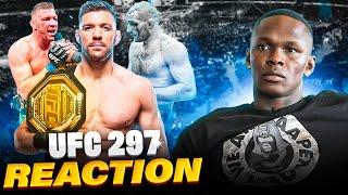 Israel Adesanya Reacts to UFC 297 & Responds to Dricus Du Plessis Call Out