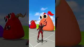 NEW THE POU BOU'S REVENGE FAMILY SIZE COMPARISON in Garry's Mod | FEMALE POU