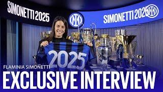 FLAMINIA SIMONETTI | EXCLUSIVE INTER TV RENEWAL INTERVIEW | #Simonetti2025 #InterWomen 