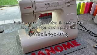 How to Clean & Maintain Your Sewing Machine At Home (featuring Janome DH3000)