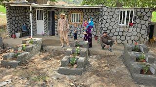 "Planting flowers: the beginning of a new beauty for Nargis cottage"