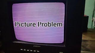 chaina Crt tv picture line problem | white display | vertical line | Hds Hridoy