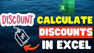 How To Calculate The Amount After The Discount In Microsoft Excel