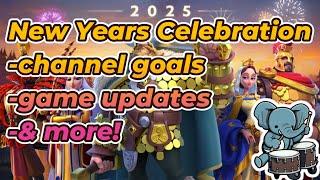 FIRST STREAM OF 2025! | New Years Celebration [Rise of Kingdoms]