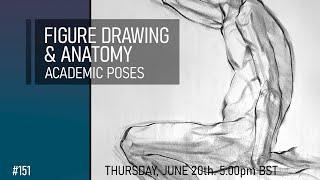 Figure Drawing & Anatomy - Academic Poses #151