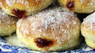 Pączki - Polish Jelly Donuts - Oven Baked Doughnuts