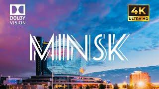 Minsk, Belarus  in 4k HDR ULTRA HD 60 FPS Dolby Vision™ Drone Video