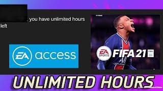 FIFA 21 UNLIMITED HOURS EARLY ACCESS GLITCH!! TUTORIAL!