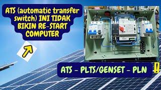 Transfer of PLTS electricity to PLN TV NOT Blinking ATS Automatic Transfer Switch