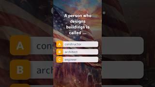 What do you call a person who designs buildings? | Construction Vocabulary