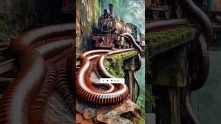 Nature Exploration | Travel Discovered | Train and Millipedes #shorts #trending #wow