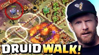 Einstein delivers another BRILLIANT FIREBALL with DRUID WALK! Clash of Clans