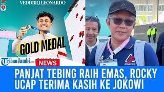 Rocky Gerung Ucap Terima Kasih Kepada Jokowi Setelah Panjat Tebing Raih Emas Olimpiade 2024