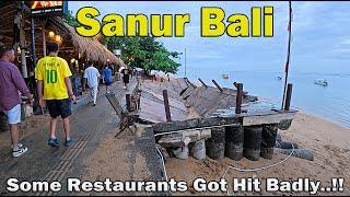 Big Rain Yesterday..!! Some Businesses Got Hit Badly..!! Sanur Bali Walking Tour..!!