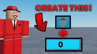 How To Make A Click Button WITH A GUI Click Counter!