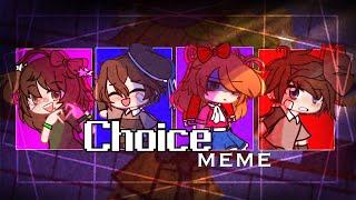 「Choice」 Meme | FNaF | Ft. Afton + Emily Kids |