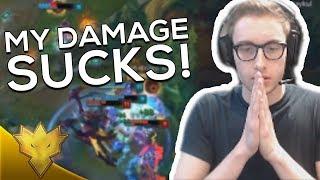 Bjergsen - "MY DAMAGE SUCKS!" - Korean Solo Queue Funny Moments & Stream Highlights