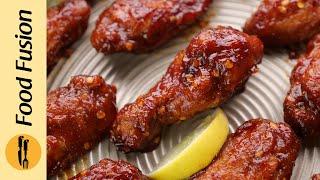 Spicy BBQ Chicken Wings Recipe by Food Fusion