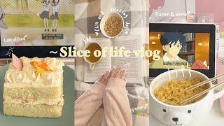 Slice of life vlog 🫧 | asian grocery store, lots of food, anime, decorating my iMac, cozy days