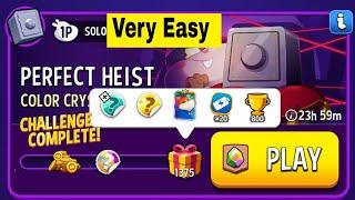 Color Crystal  Perfect Heist Solo Challenge | Match Masters Solo Challenge | Match Masters