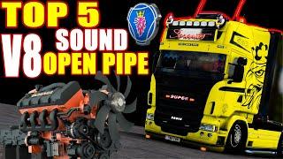 ETS2 1.49 TOP 5 V8 SOUND OPEN PIPE MODS