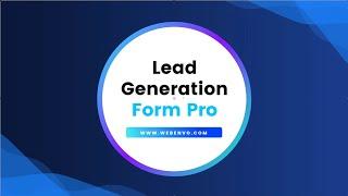 Lead Generation Form Pro - Plugin Installation Video