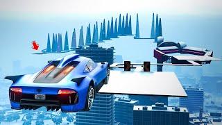 GTA 5 PARKOUR STUNT RACE ▸ NO COPYRIGHT GAMEPLAY for TIKTOK & YOUTUBE | FREE TO USE GAMEPLAY | 488
