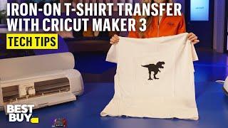 Create Iron-On T-Shirt Transfer with Cricut Maker 3 Smart Cutting Machine – Tech Tips from Best Buy