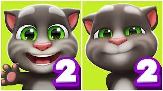 My Talking Tom 2 Blue Vs My Talking Tom 2 Purple