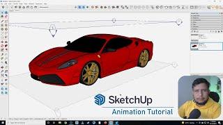 Creating Animations in Google SketchUp step by step Complete Tutorial in Hindi