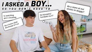 ASKING A GUY TMI AWKWARD QUESTIONS! *girls are afraid to ask