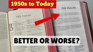 How Have Bibles Changed through the Decades?
