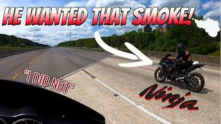 Kawasaki Ninja 400 versus Kawasaki Vaquero 1700| I COULDN'T CATCH HIM!! #kawasaki #motorcycle