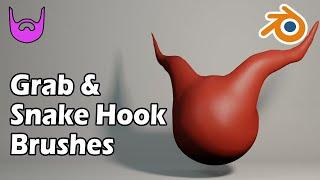 Blender 2.8 Grab and Snake Hook Brush