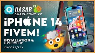 [QBCore/ESX] Quasar SmartphoneV2 - IPhone 14 in FiveM | Dynamic Island & 40+ Apps | FiveM Phone