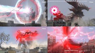 Ultraman Orb Thunder Breastar All Technique