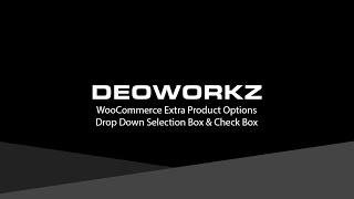 WooCommerce Extra Product Options - Drop Down Selection Box & Check Box